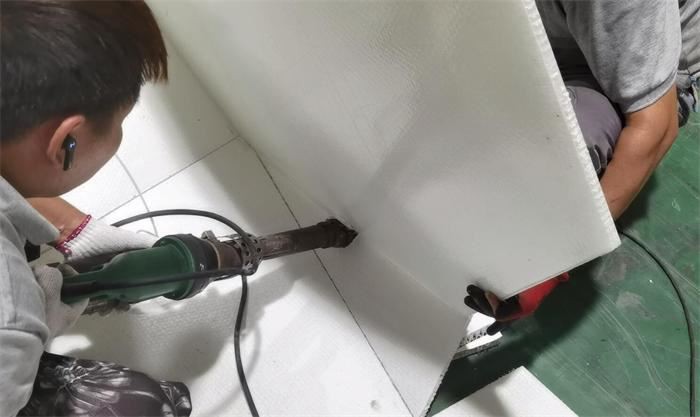 welded by PP tape welded by PP tape